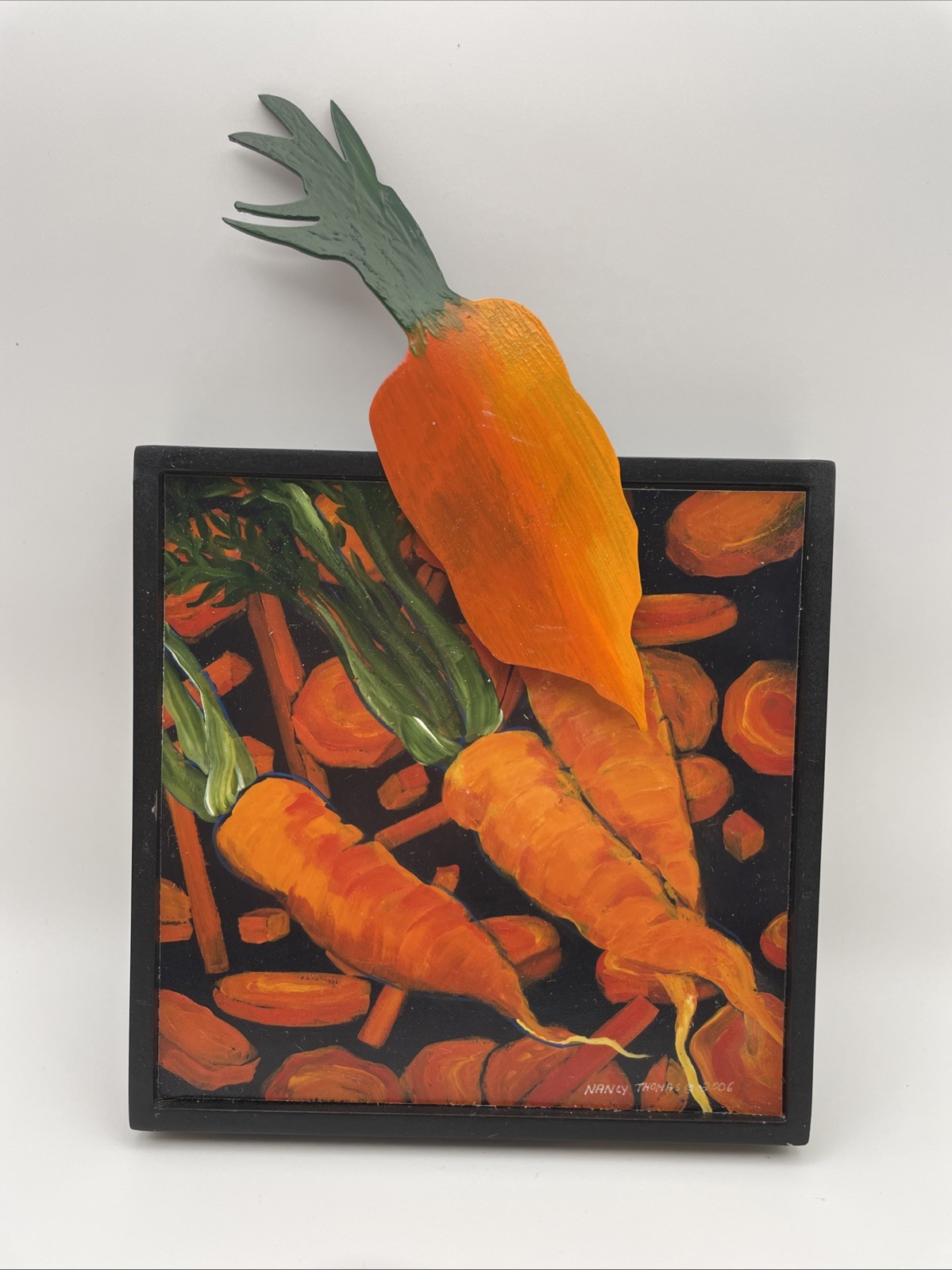 Nancy Thomas plaque carrots Nancy Thomas plaque carrots