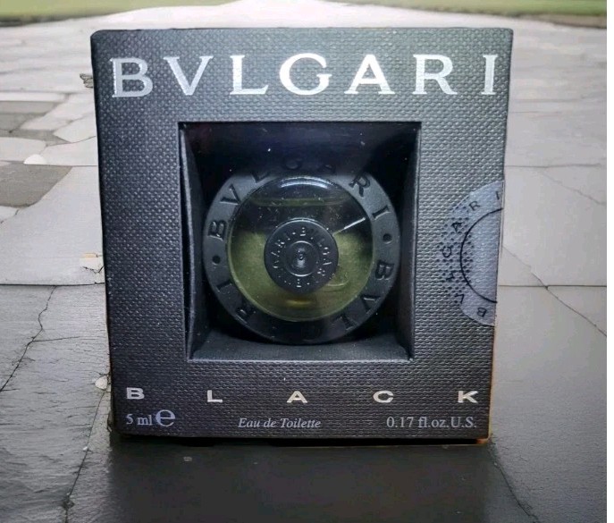 Bvlgari Black EDT  Sealed 0.17oz / 5ML Rare Mini Collectible Male / Unisex 
