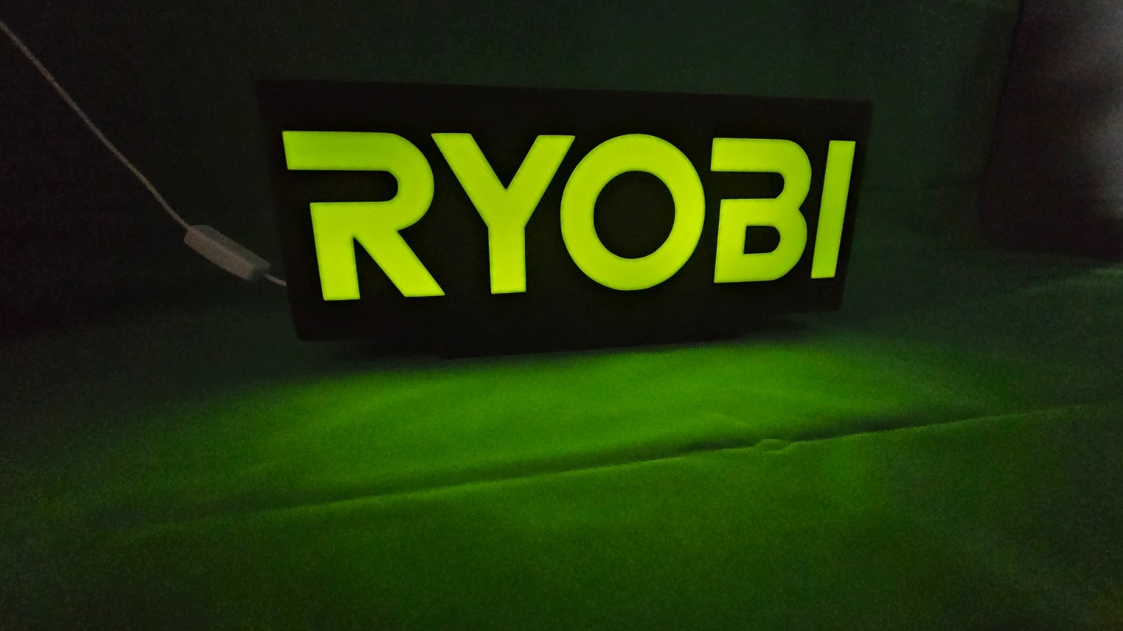Ryobi Tool  Man Cave Lightbox