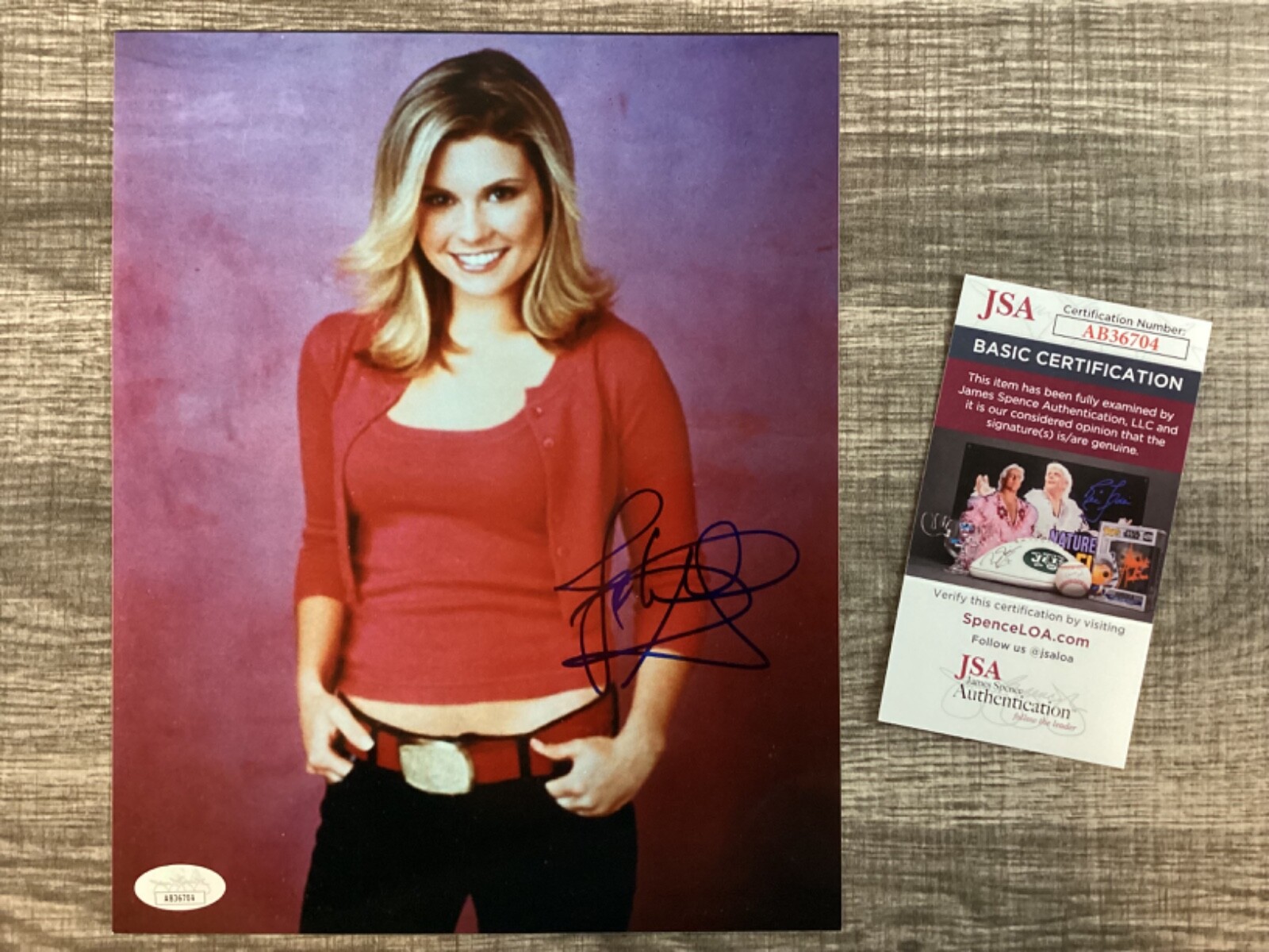 (SSG) Sexy JOANNA GARCIA Signed 8X10 Color Photo \