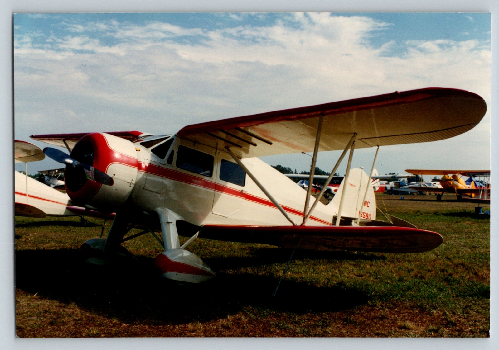 1936 Waco Biplane 4x6 color print