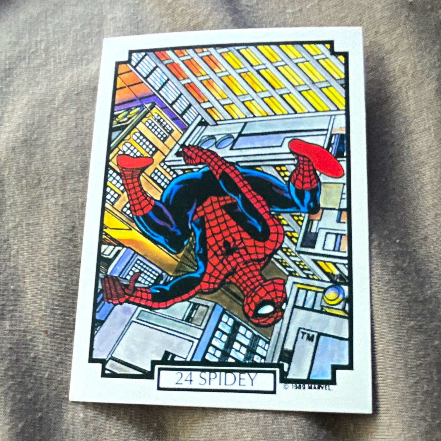 1989 Comic Images Best of Byrne Spider-Man #24 Spidey - Rare - PSA 10 Candidate?