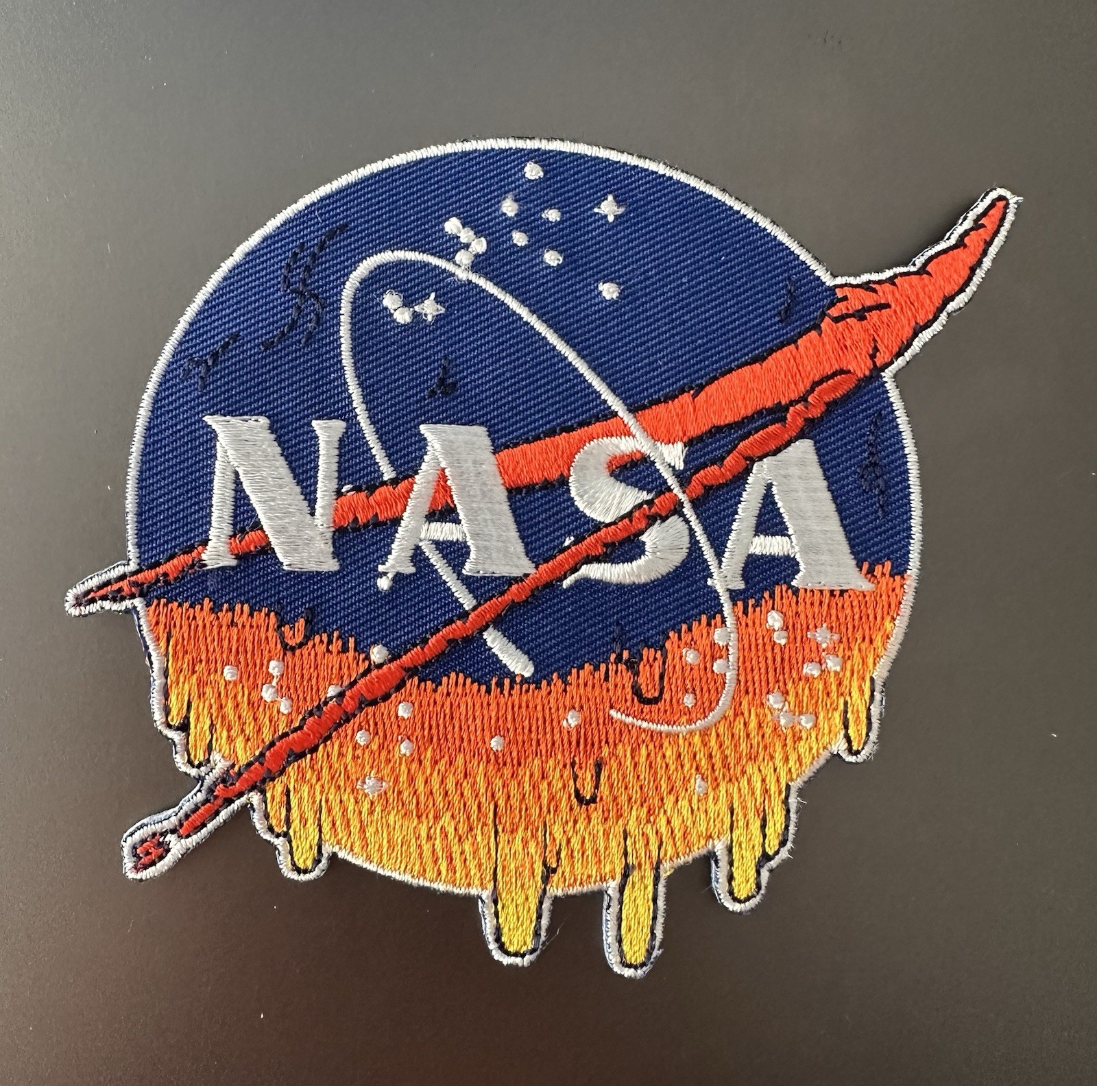 NASA Trippy Astronaut Space Mission Patch 3.5\