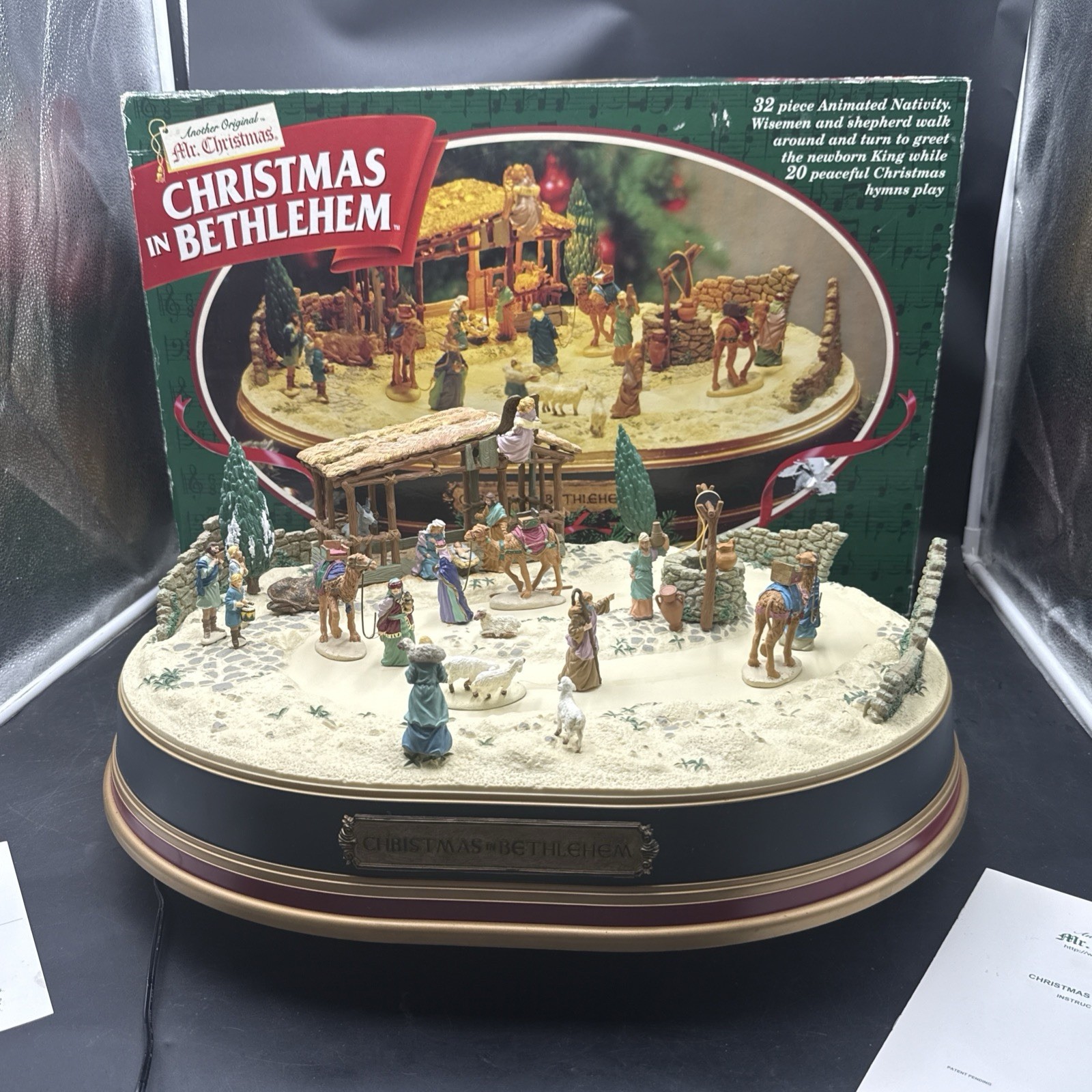 Vtg '97 Mr. Christmas Musical Christmas in Bethlehem Animated Nativity Complete Vtg '97 Mr. Christmas Musical Christmas in Bethlehem Animated Nativity Complete