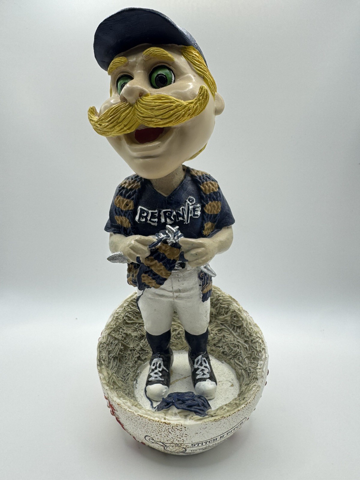 RARE 2010 Milwaukee Brewers Bernie Stitch N Pitch Bobblehead RARE 2010 Milwaukee Brewers Bernie Stitch N Pitch Bobblehead