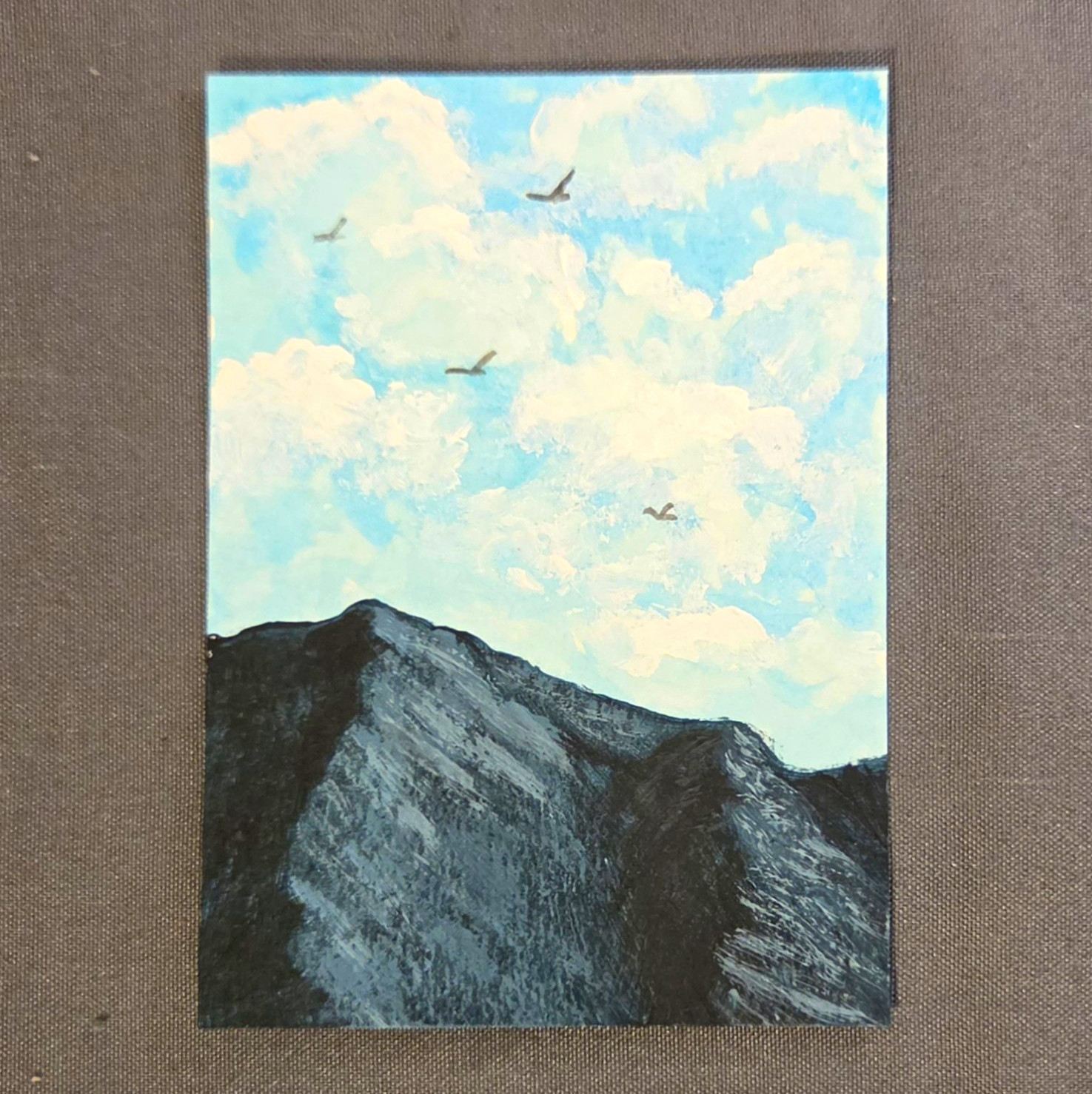 ACEO Original Painting Landscape Miniature Art Card ACEO Original Painting Landscape Miniature Art Card