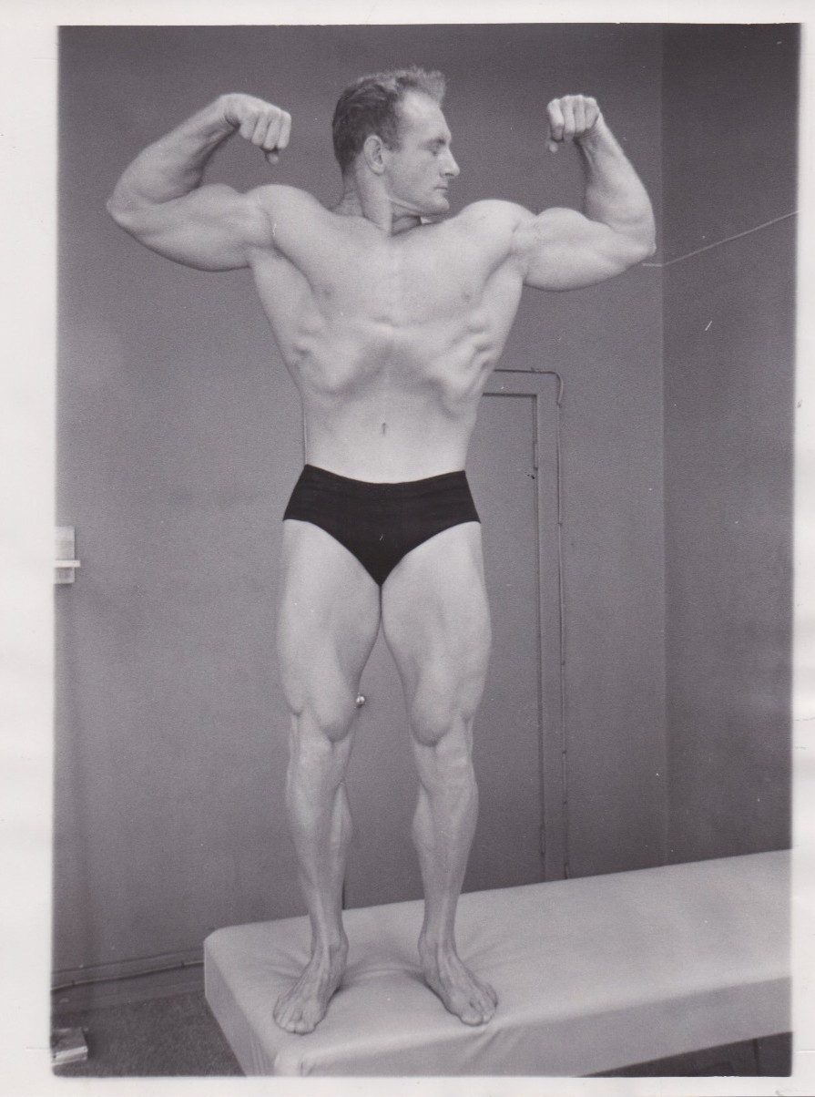 1961 Press Photo Mr. America Bodybuilder Lloyd 