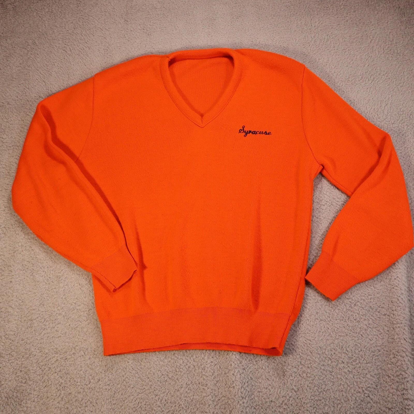 Syracuse University Artex Sweater Men Large USA vintage
