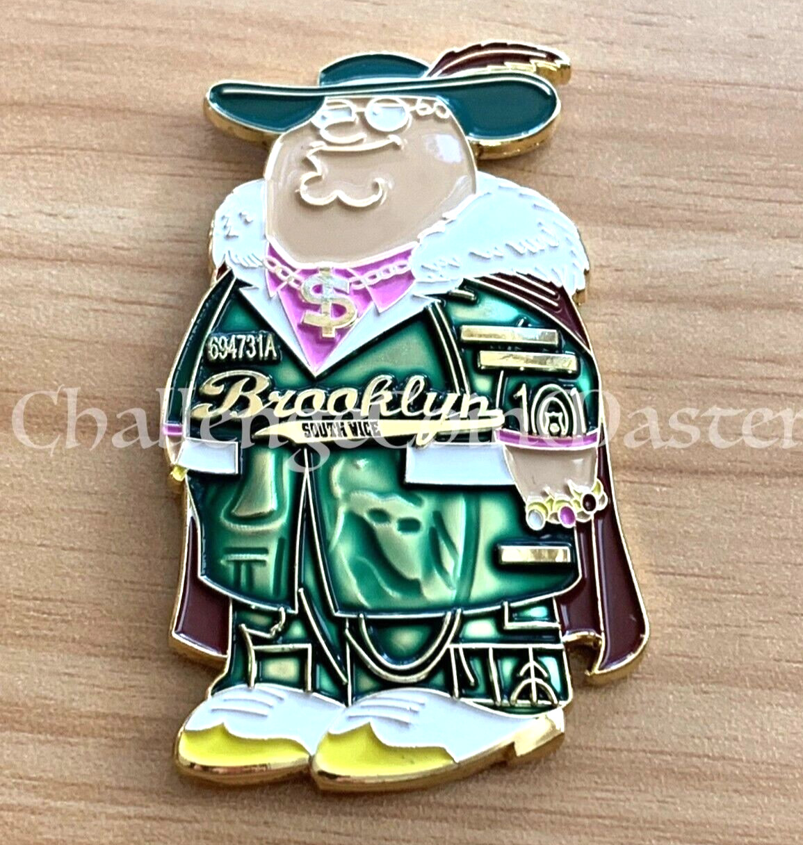 G66 NYPD BROOKLYN SOUTH VICE PETER GRIFFIN Police CHALLENGE COIN