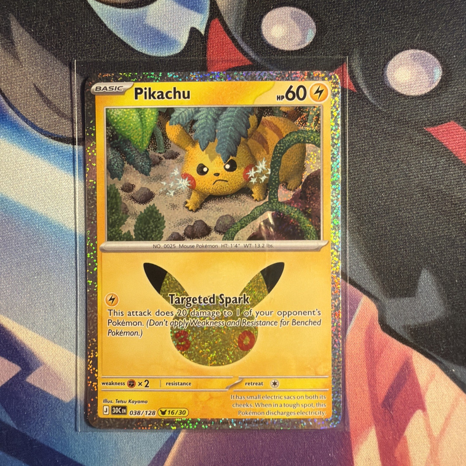 Pikachu 038/128 16/30 Pokémon 30th Celebration Pikachu Rare NM Pikachu 038/128 16/30 Pokémon 30th Celebration Pikachu Rare NM