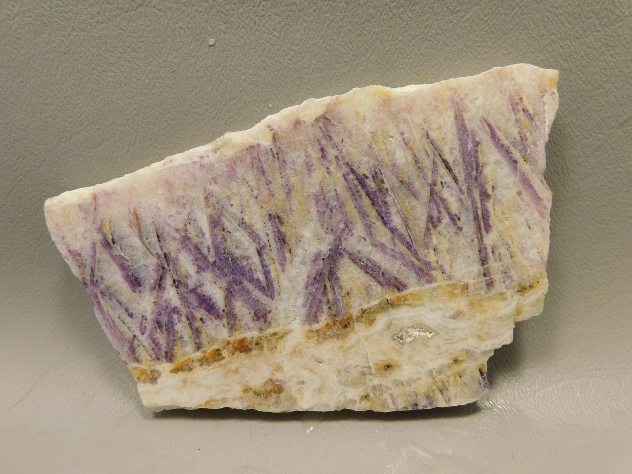 Purple Sagenite Stone Slab Cabbing Lapidary Rough Rock #O3 Purple Sagenite Stone Slab Cabbing Lapidary Rough Rock #O3