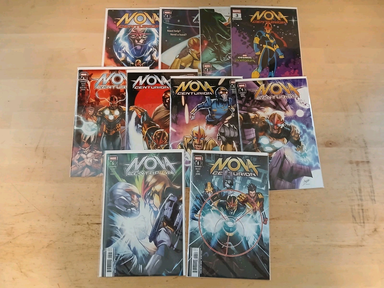 Nova: Centurion Lot Of 10 - Issues 1-6 Plus Variants Marvel Comics 2026