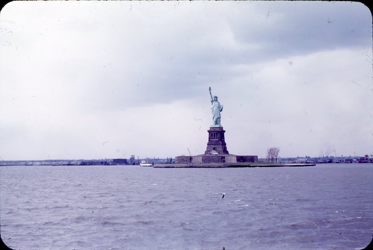 SL39 Slide 1950's Statue of Liberty NYC New York Harbor 882a SL39 Slide 1950's Statue of Liberty NYC New York Harbor 882a