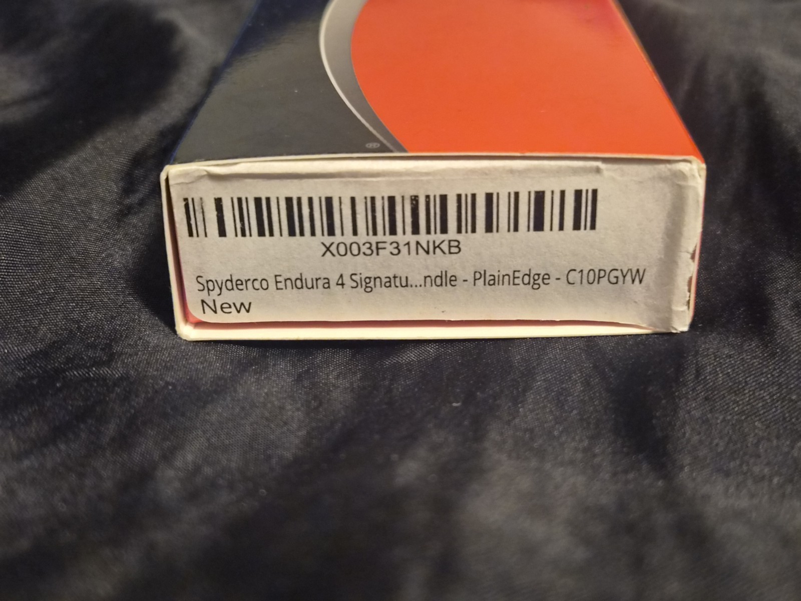 Spyderco Endura 4 Wave Lockback Folding Knife 3.75\