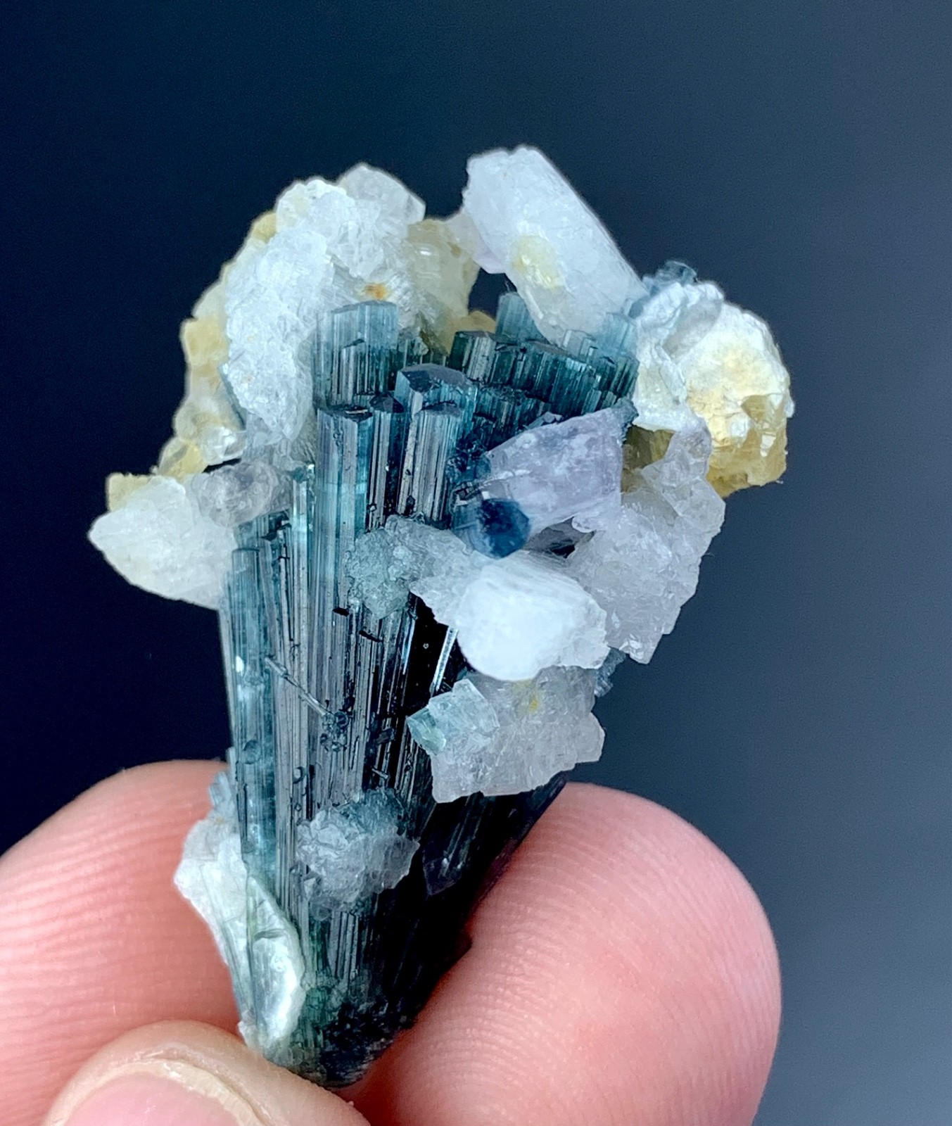 42 Carat Indicolite Tourmaline Crystal Specimen From Afghanistan