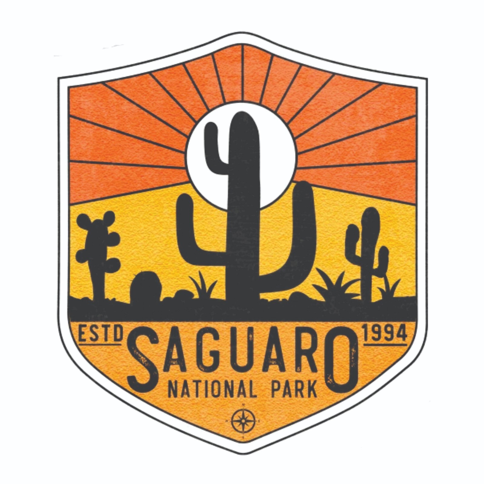 Saguaro National Park Sticker Arizona National Park Decal Saguaro National Park Sticker Arizona National Park Decal