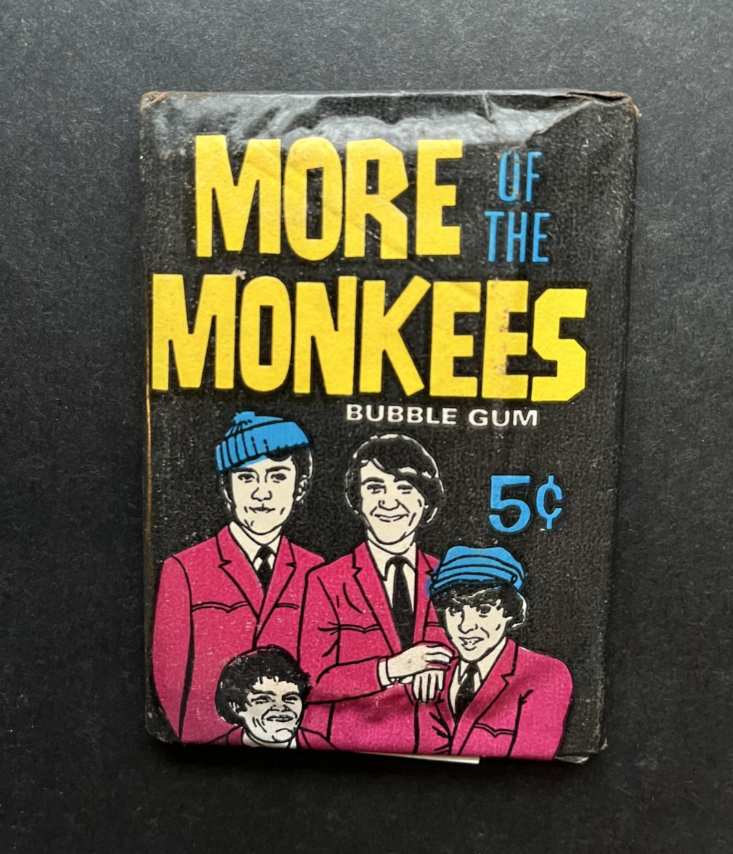 Nice unopened 1967 Donruss More of The Monkees Sealed Wax Pack 4th Series