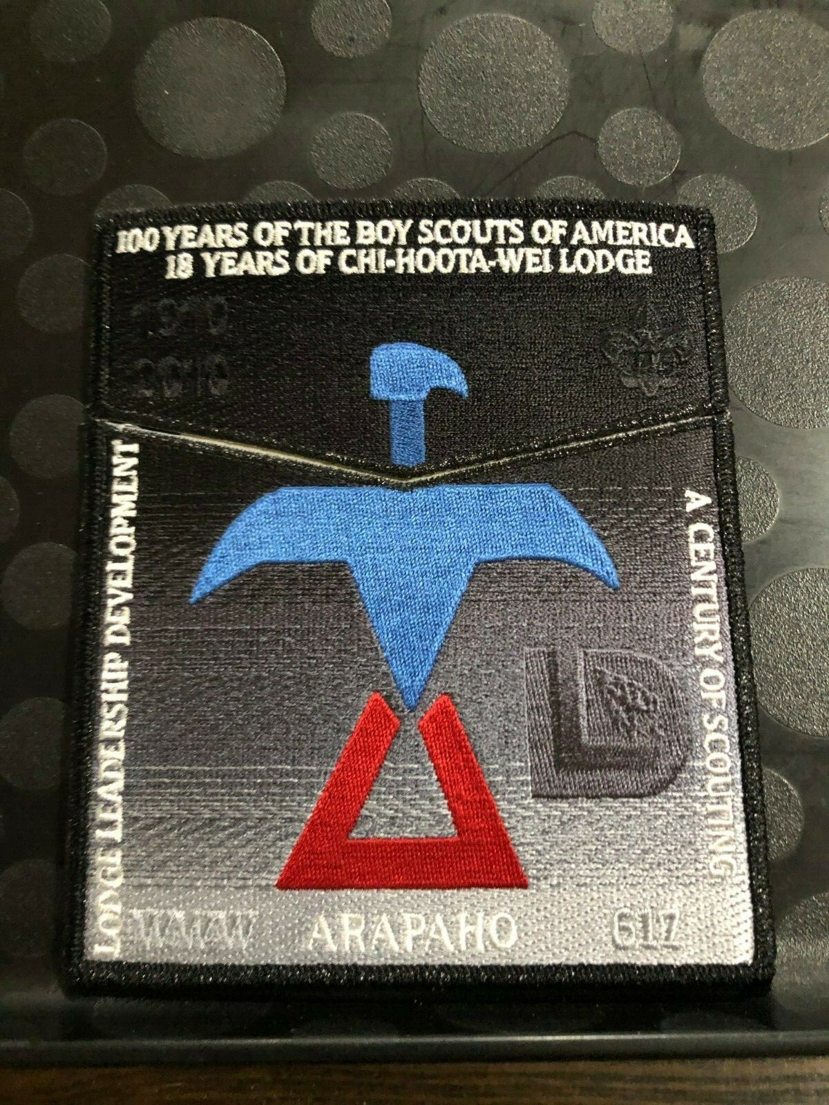 OA CHI-HOOTA-WEI LODGE 617 ARAPAHO LODGE LEADERSHIP 1910-2010 TWO PIECE SET