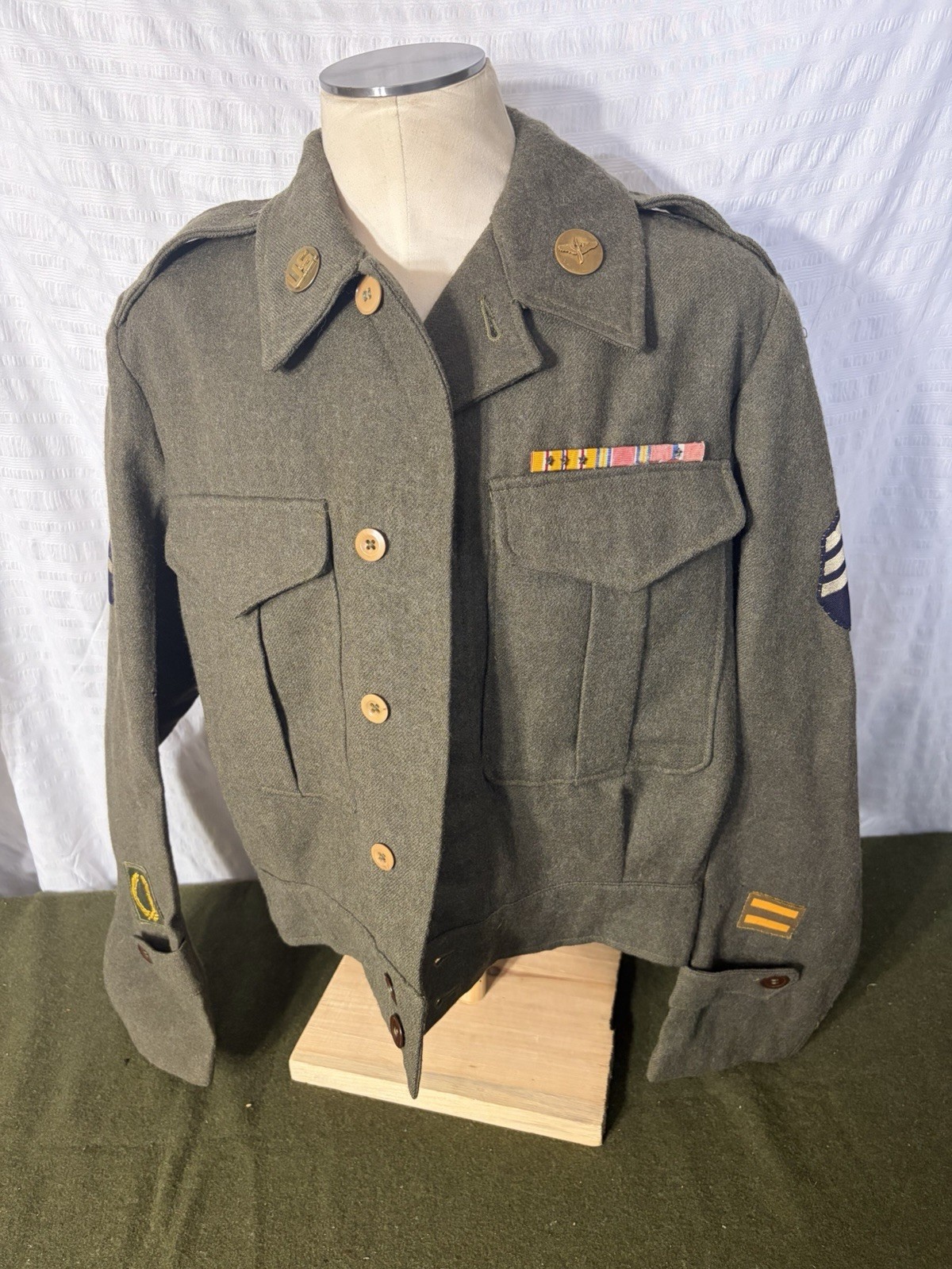 Ww2 1943 Dated Australian Made Ike Army Airforce 4th Service Command