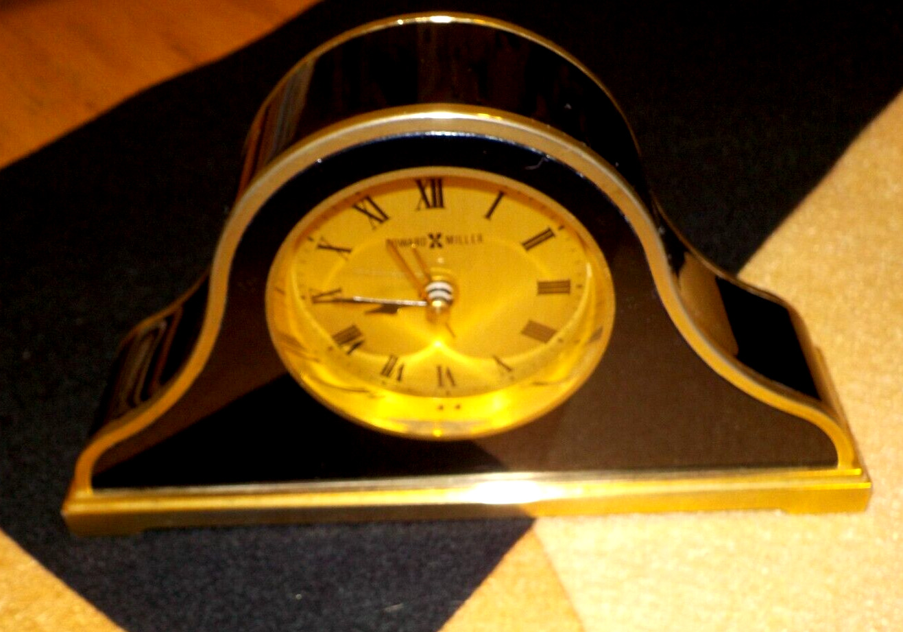 NM Howard Miller Mantle Alarm Clock, Ogee Pattern, 6\