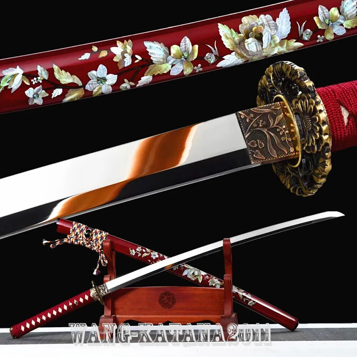 Authentic Sharp Handmade Japanese Samurai Katana Sword High Carbon Steel Blade