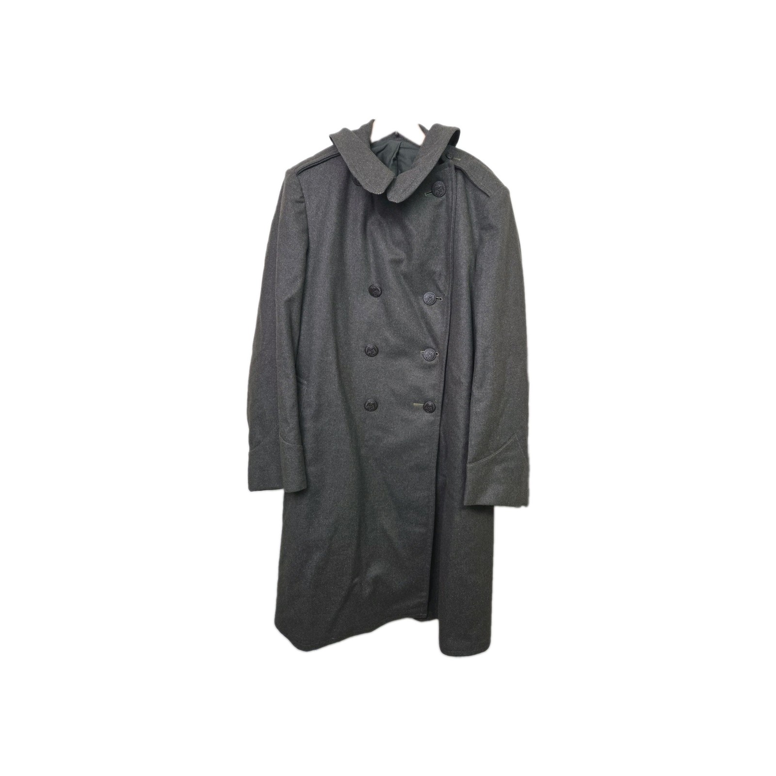 Vintage WWII USMC Wool Overcoat Quartermaster\'s US Marine Corps 5-S 1942-43 READ