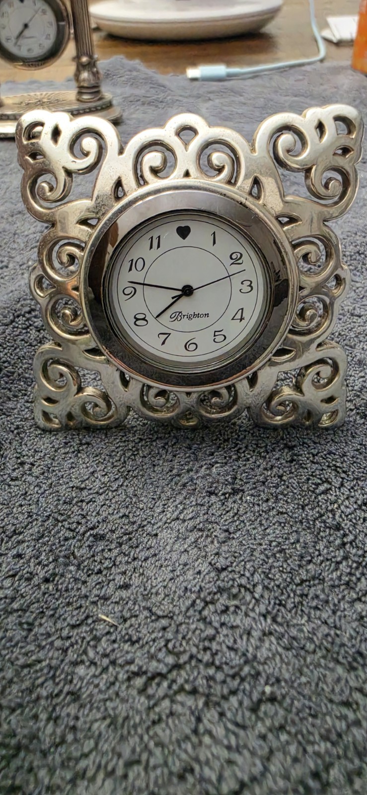 Brighton Set Of 3 Geneva Small Desk Clock, Hanging Clock, time Is On Your Side Brighton Set Of 3 Geneva Small Desk Clock, Hanging Clock, time Is On Your Side