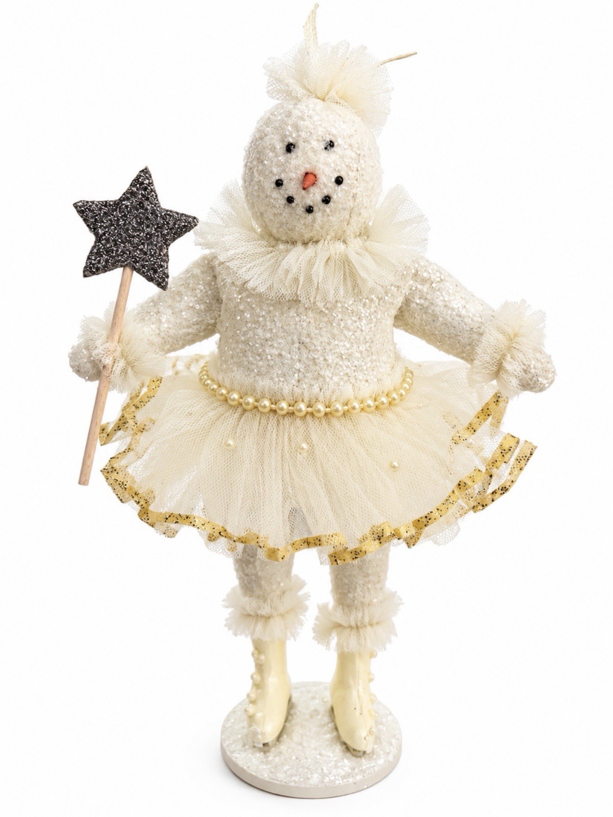 Vintage Bethany Lowe Snow Girl Ballerina Tutu Star Wand Signed Christmas Vintage Bethany Lowe Snow Girl Ballerina Tutu Star Wand Signed Christmas