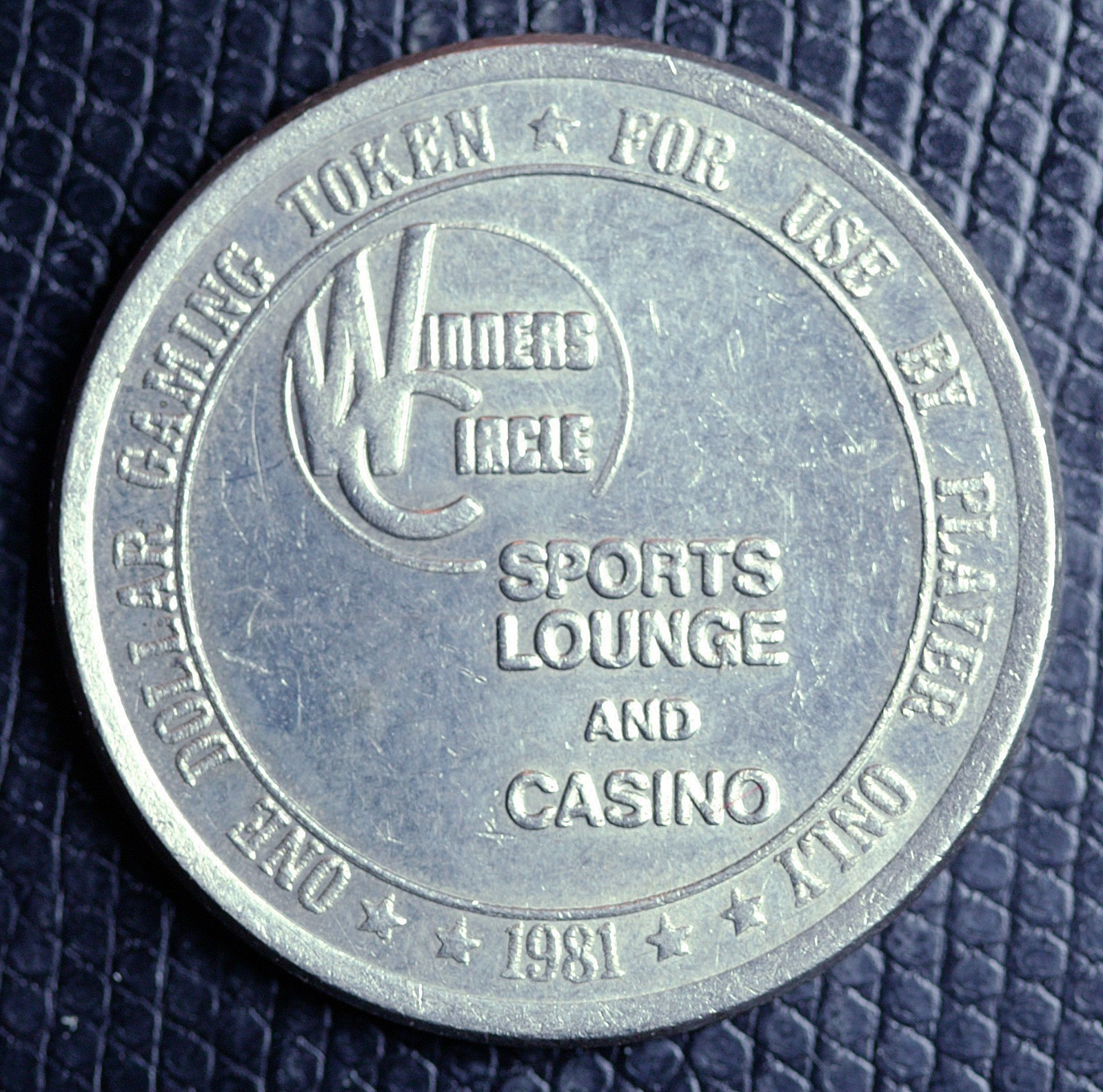 Rarely Seen - 1981 WINNERS CIRCLE - $1.00 Gaming / Casino Token - Henderson, NV