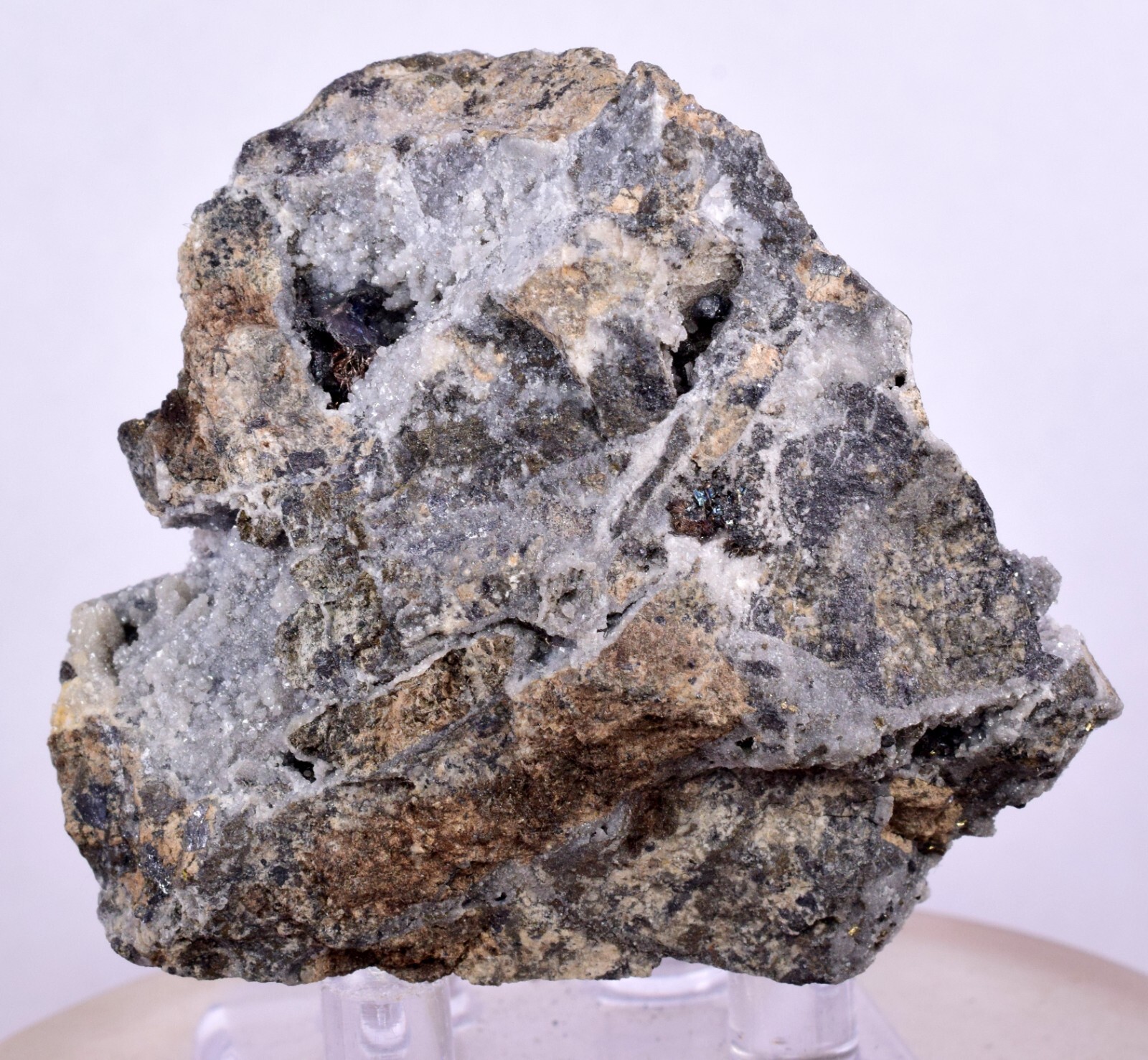 5.3cms NATIVE SILVER WIRE PERU ACANTHITE UCHUCCHACUA MINE MINERAL SPECIMEN HB170