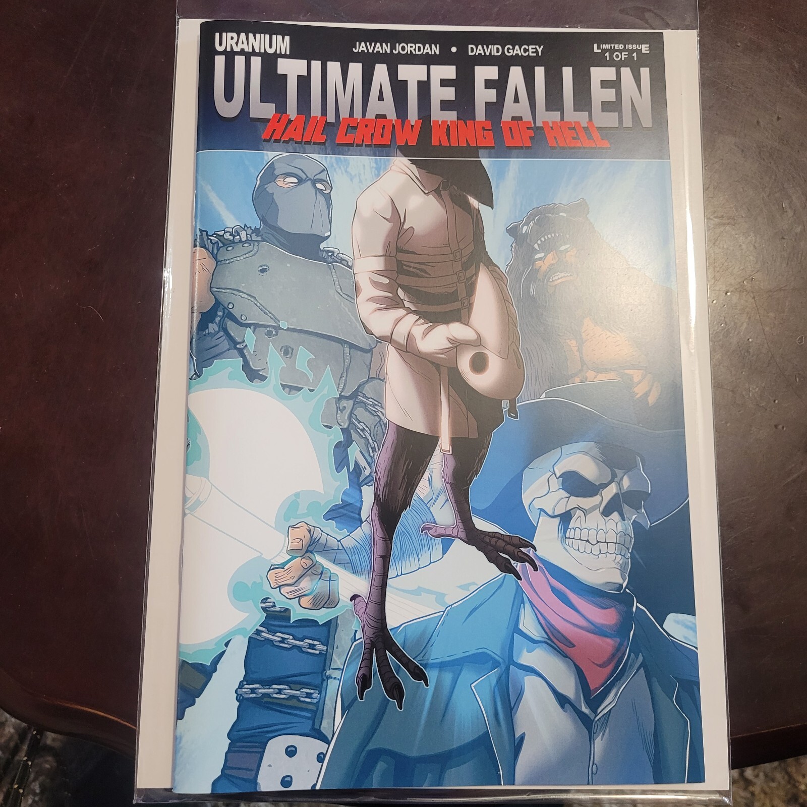 Ultimate Fallen Hail Crow King of Hell Limited Issue 1 of 1 Javan Jordan NM