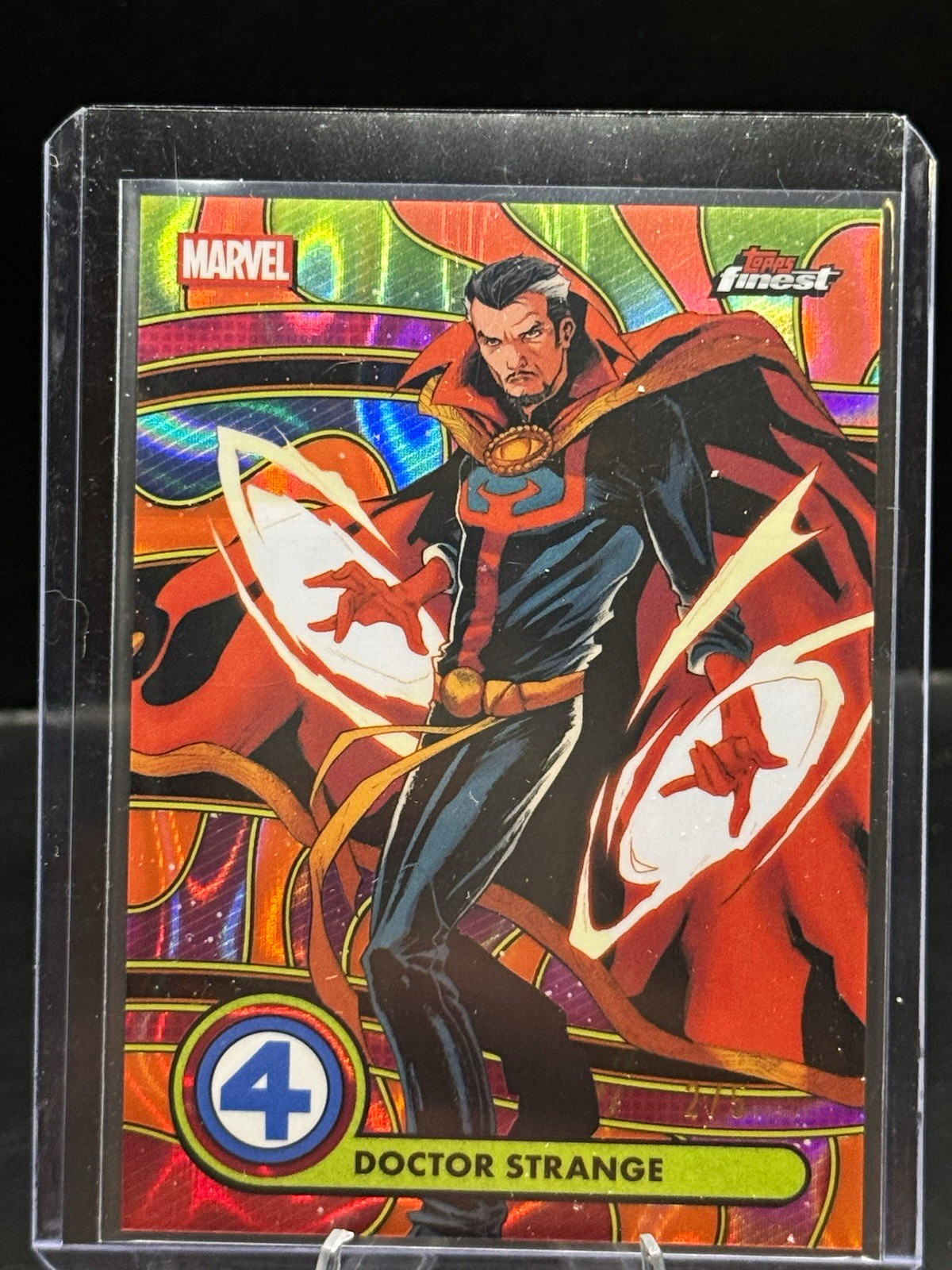 Topps 2026 Topps Finest Marvel Doctor Strange Blacklight 2/5 Uncommon BL-026