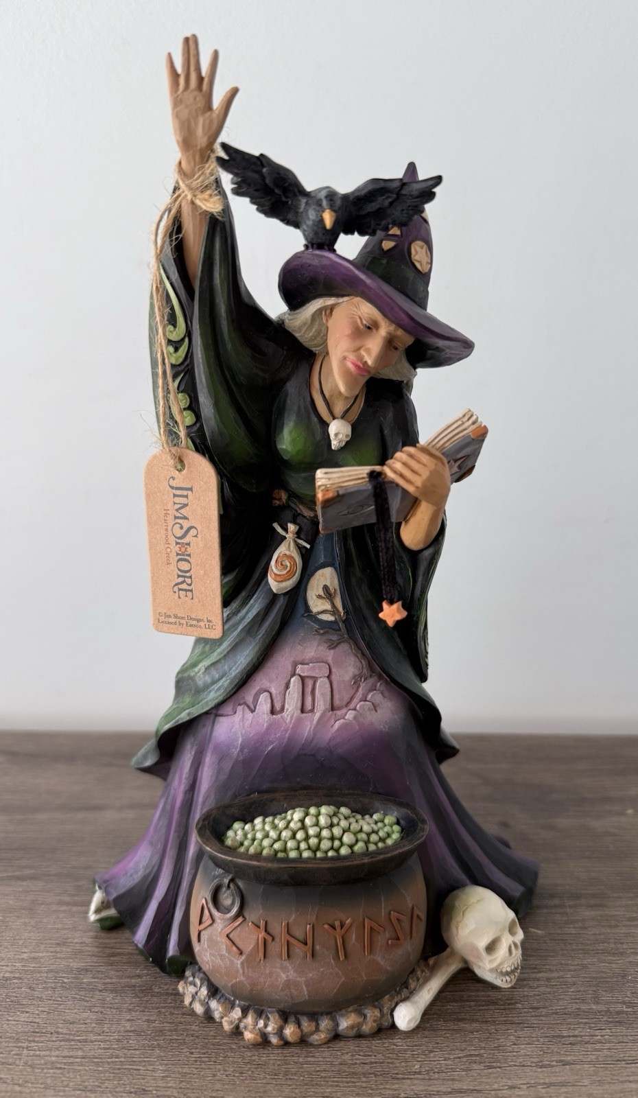 2020 Jim Shore Casting Trouble Witch with Cauldron NWT 2020 Jim Shore Casting Trouble Witch with Cauldron NWT