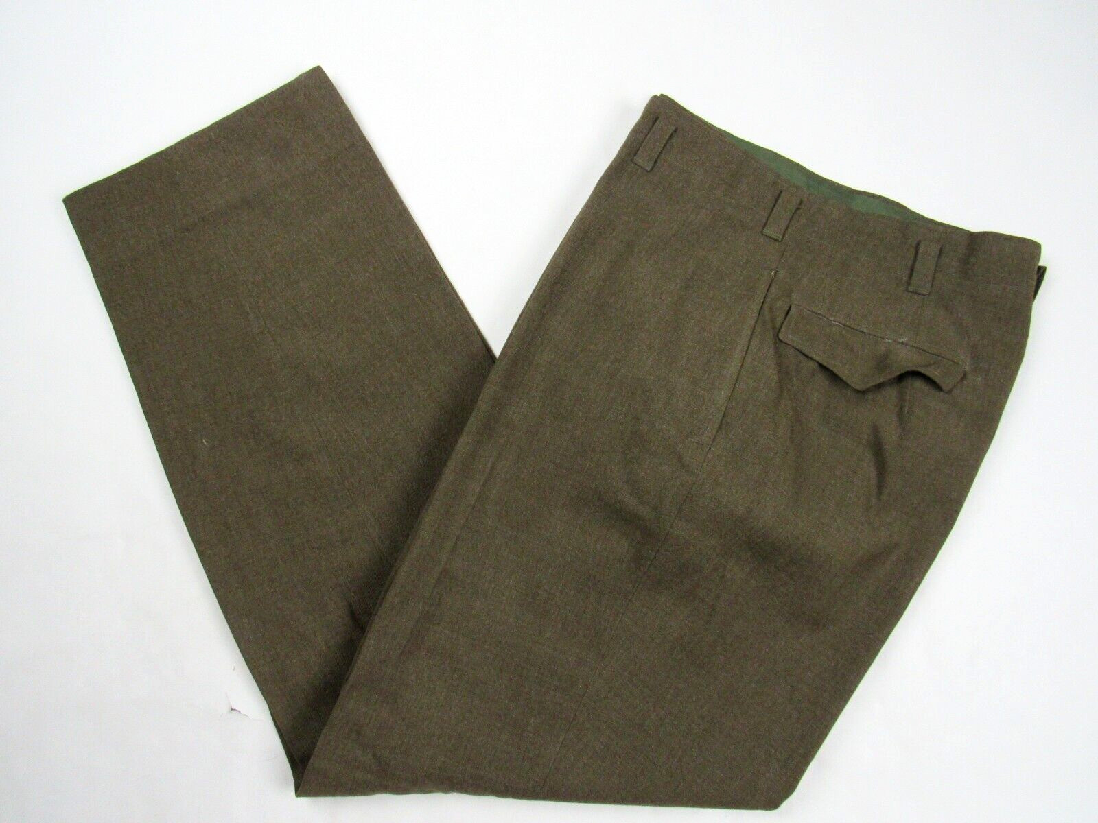 Vtg Post WWII 40s Wool German Made Army Officer Trouser Pant 32 x 33.5 Chocolate Vtg Post WWII 40s Wool German Made Army Officer Trouser Pant 32 x 33.5 Chocolate