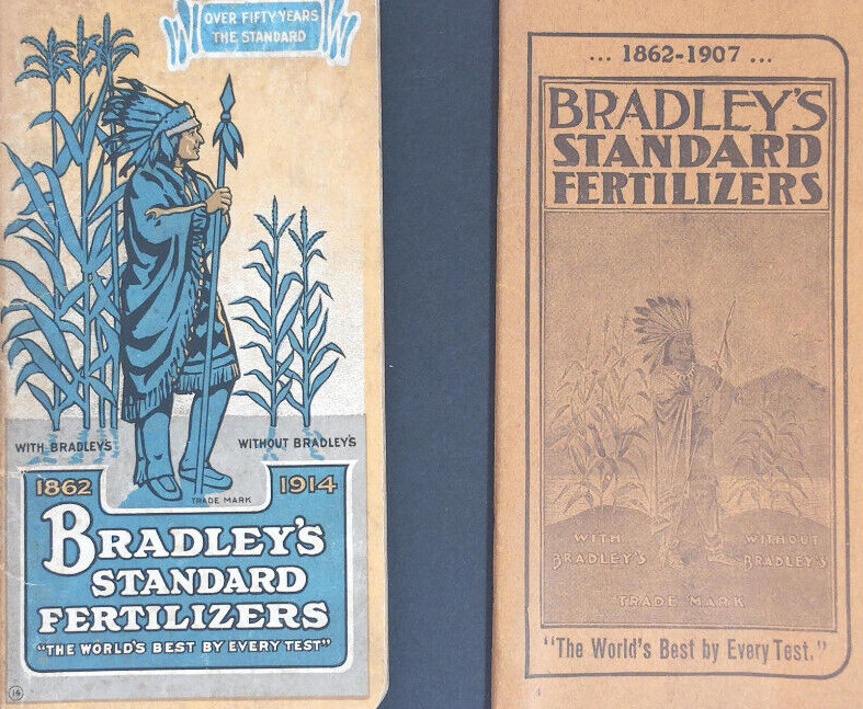 Vintage Bradleys Standard Fertilzers Booklets Lot of two 1862-1914 1862-1907