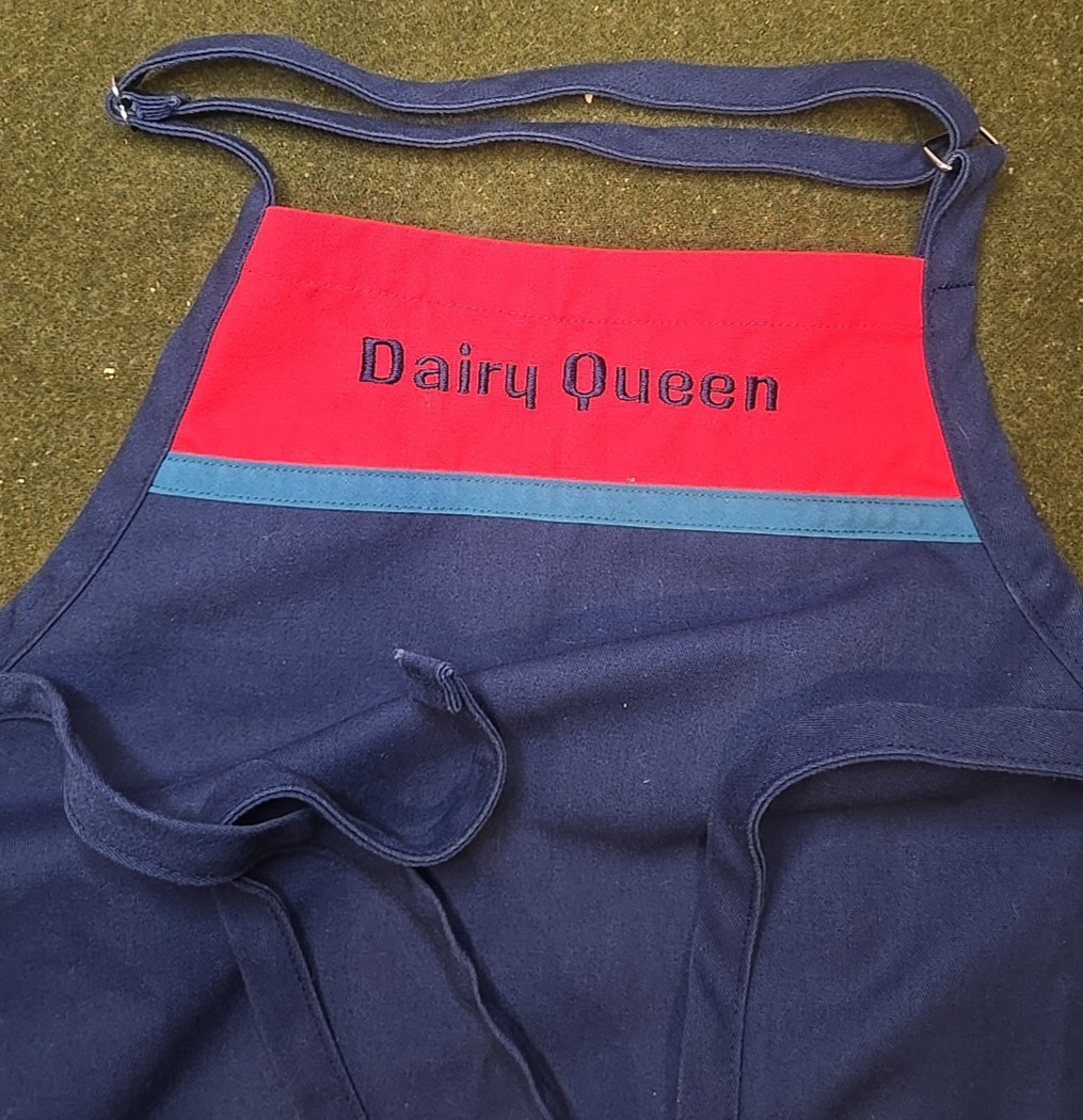 Vintage Dairy Queen Apron - Made in USA - Angelica -side tie Vintage Dairy Queen Apron - Made in USA - Angelica -side tie