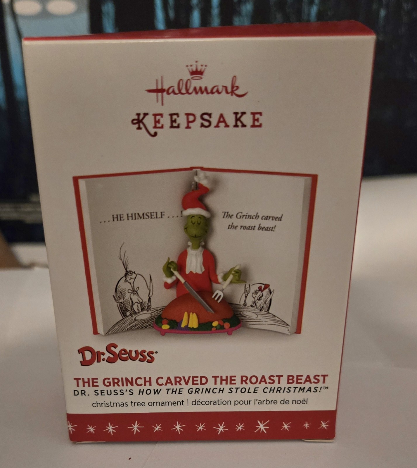 2016 Hallmark Ornament-The Grinch Carved the Roast Beast New 2016 Hallmark Ornament-The Grinch Carved the Roast Beast New