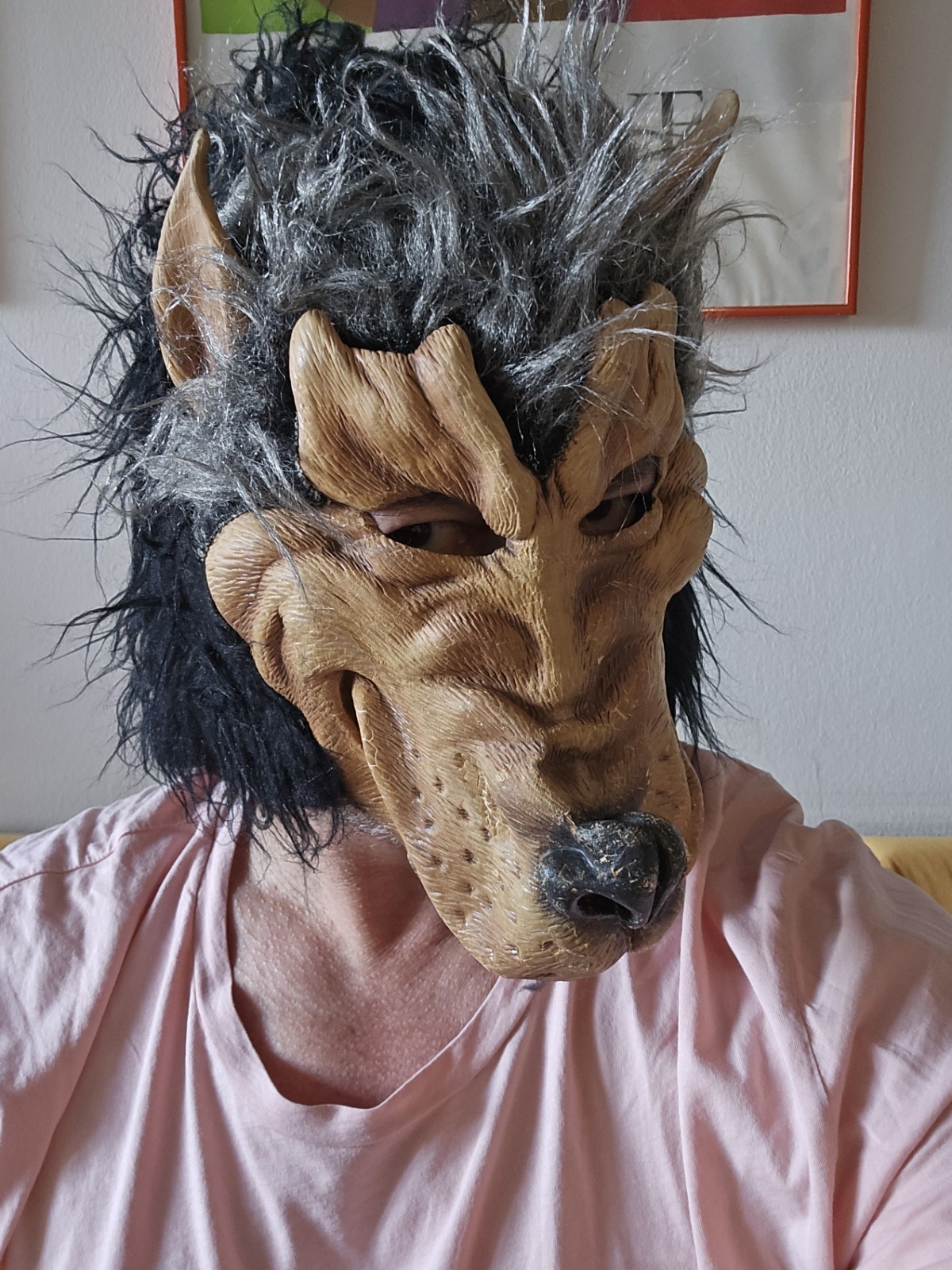 Vintage 1987 Werewolf Mask Be Something Studios BSS Halloween Monster Wolfman