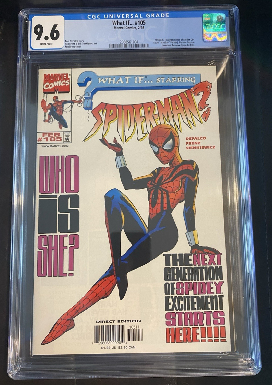 What If...? #105 (Origin and first appearance of Spider-Girl) - CGC 9.6
