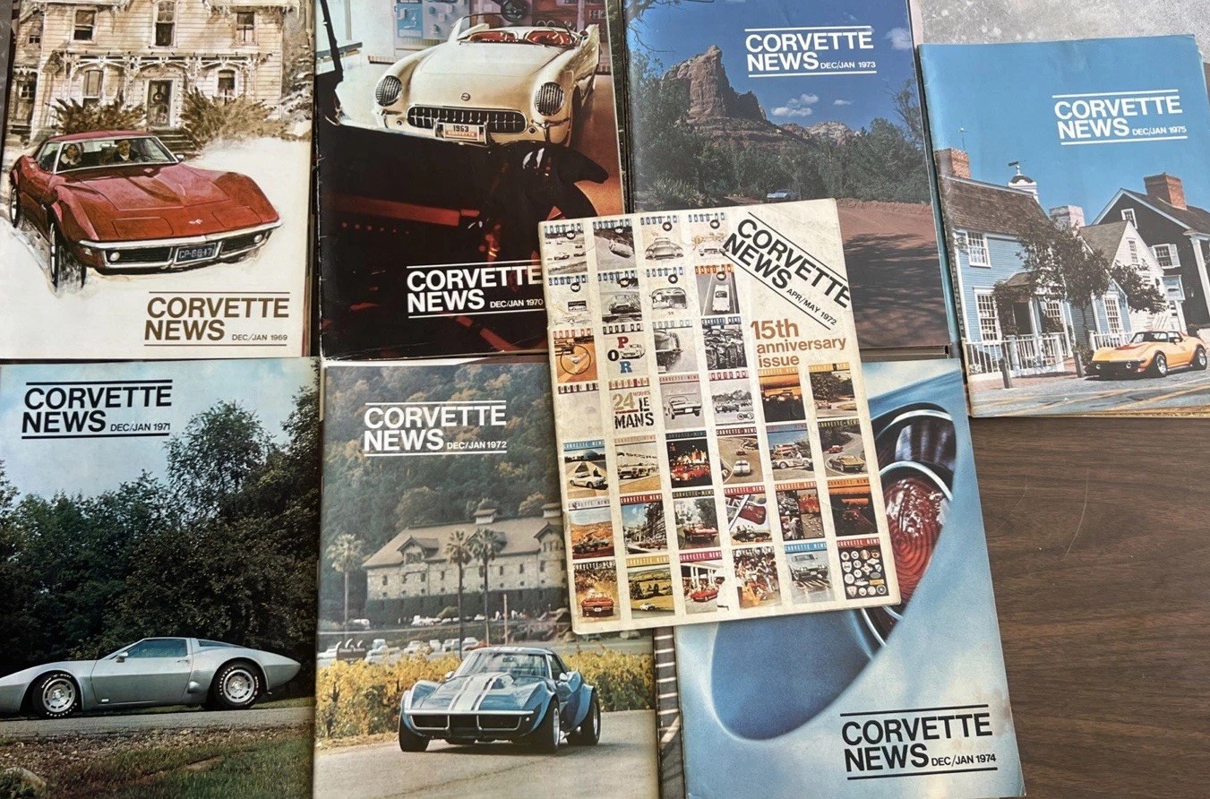 VTG Corvette News Magazine Lot 1969-1974 Complete Full Years Chevrolet GM C3 VTG Corvette News Magazine Lot 1969-1974 Complete Full Years Chevrolet GM C3