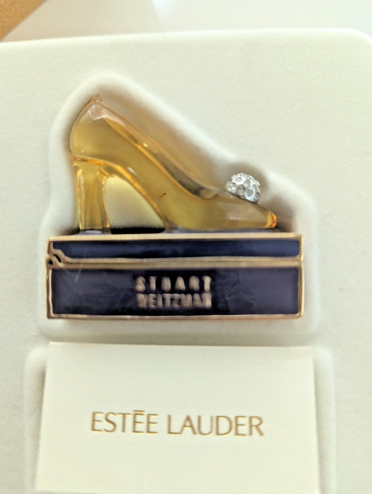 Estee Lauder Beautiful Princess Pump for Solid Perfume 2001 Vintage HTF RARE