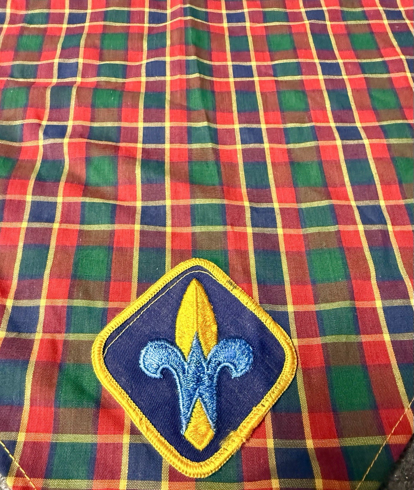 BSA Boy Scouts Cub Scout Webelos Neckerchief Vintage 1970s