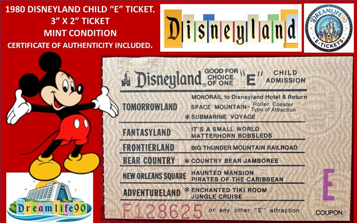 1980 DISNEYLAND CHILD 
