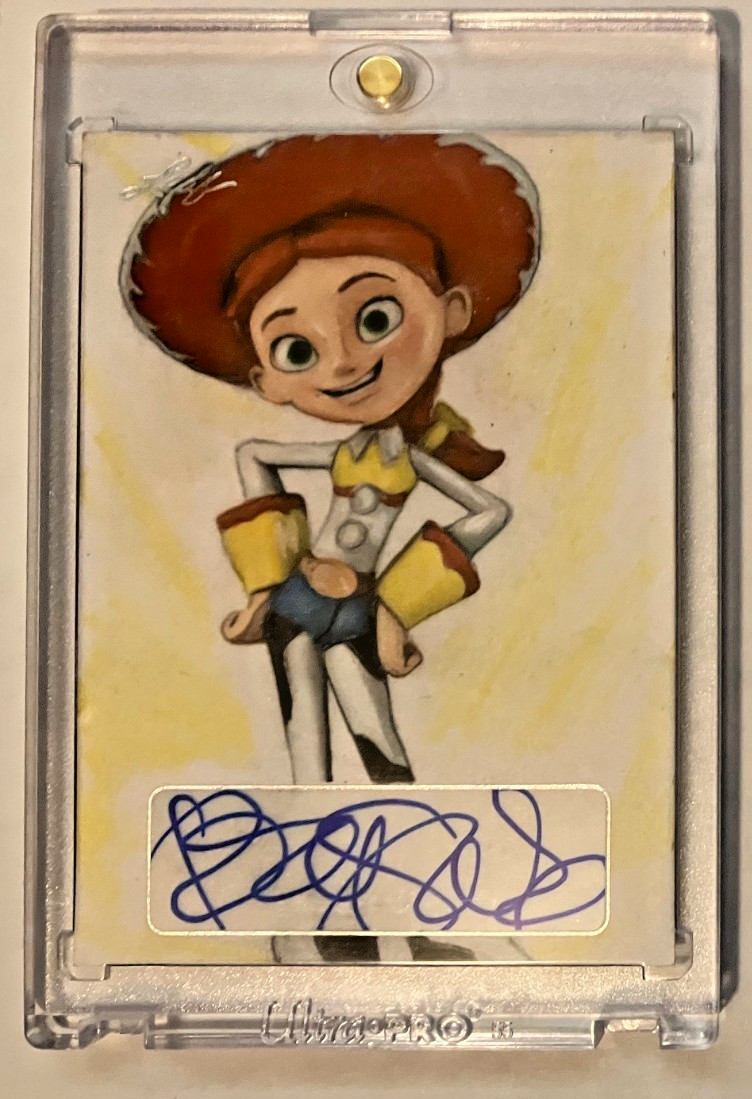 2017 LEAF POP CENTURY SKETCH & AUTO CARD DISNEY TOY STORY JESSIE JOAN CUSACK 1/1 2017 LEAF POP CENTURY SKETCH & AUTO CARD DISNEY TOY STORY JESSIE JOAN CUSACK 1/1