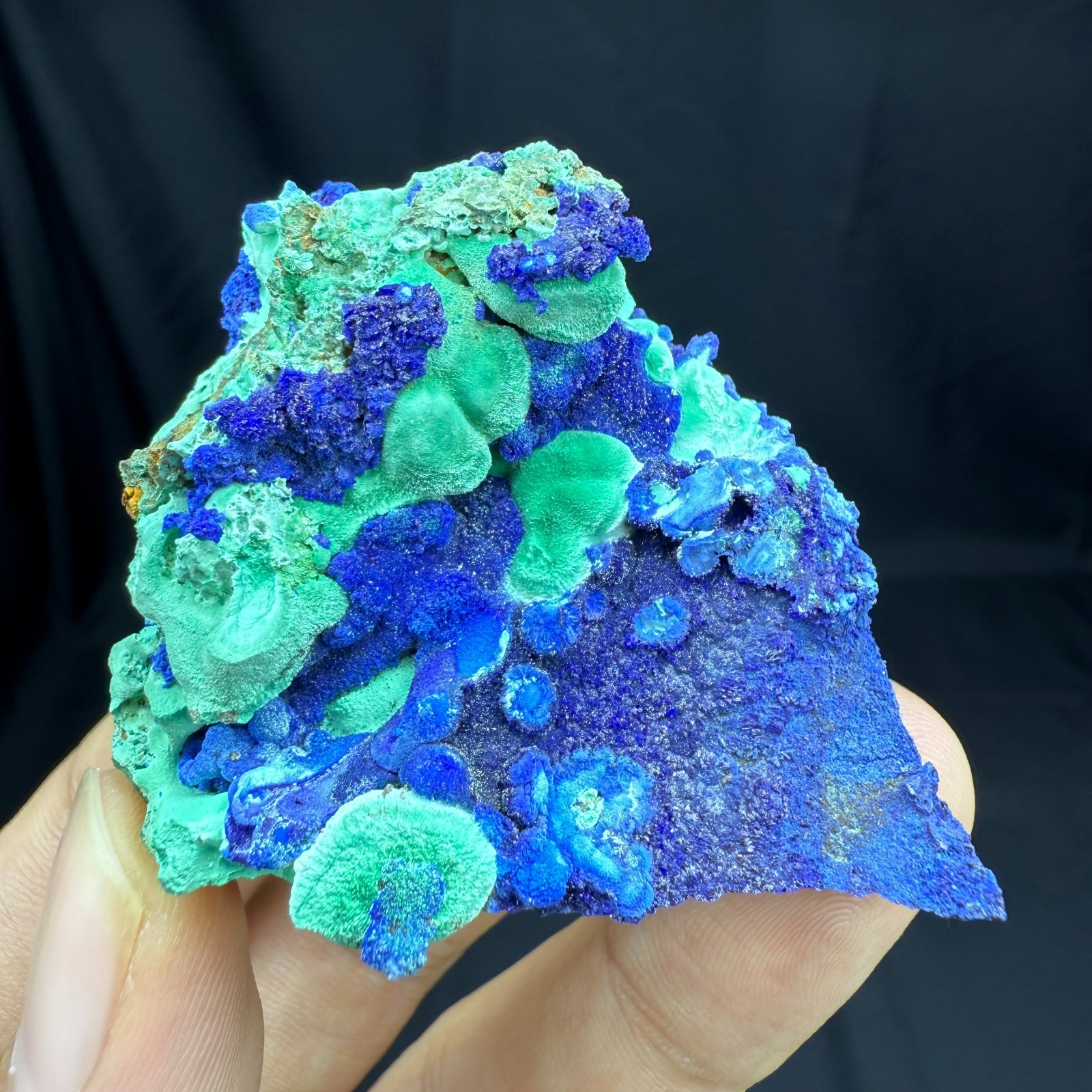 61g BEST Natural Azurite/Malachite Crystal Quartz Minerals Specimens