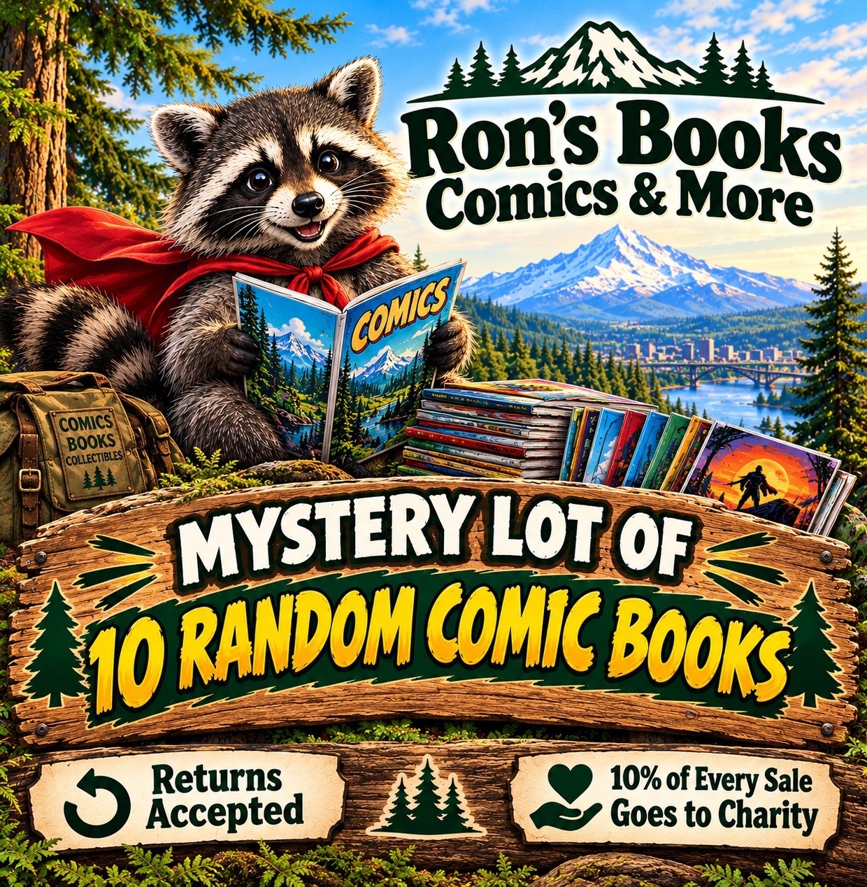 Lot of 10 Random Comic Books Vintage & Modern Comics 1970s-Present VG or Better