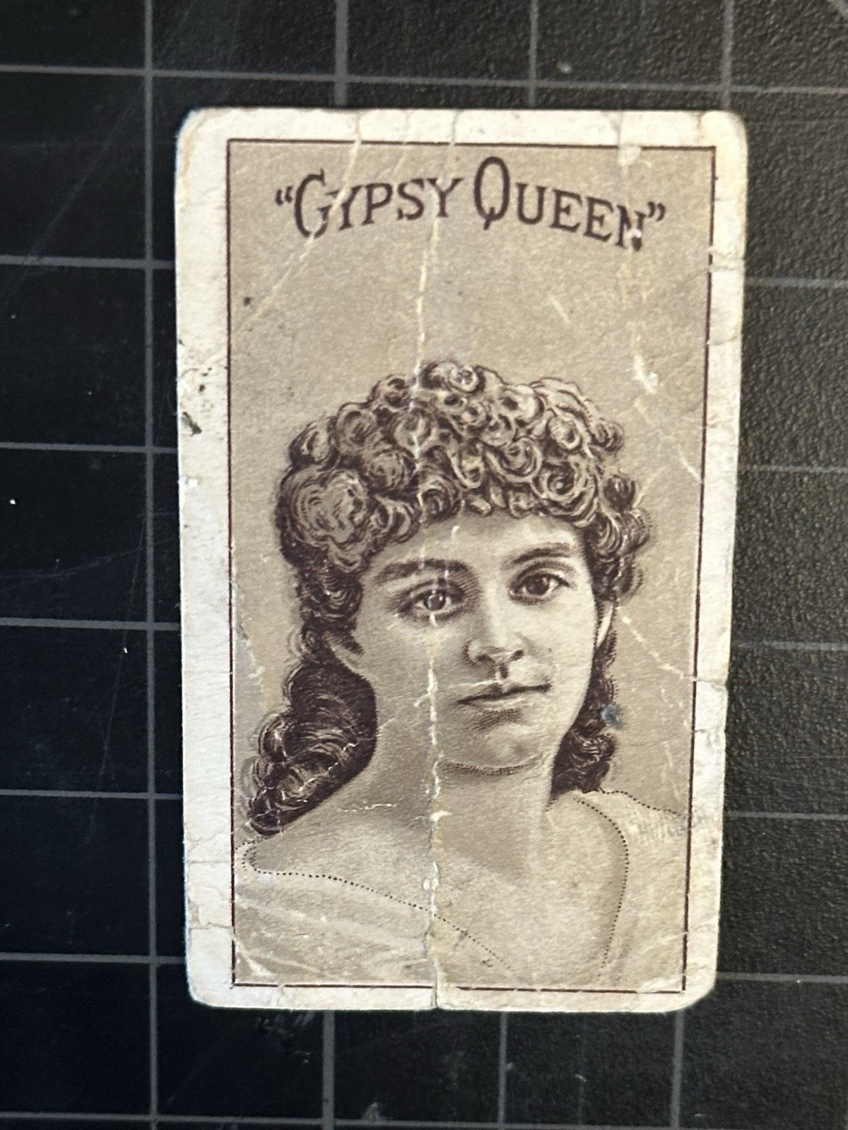 1886 N167 Goodwin & Co - Gypsy Queen Cigarettes Card - Unknown Actress -New York