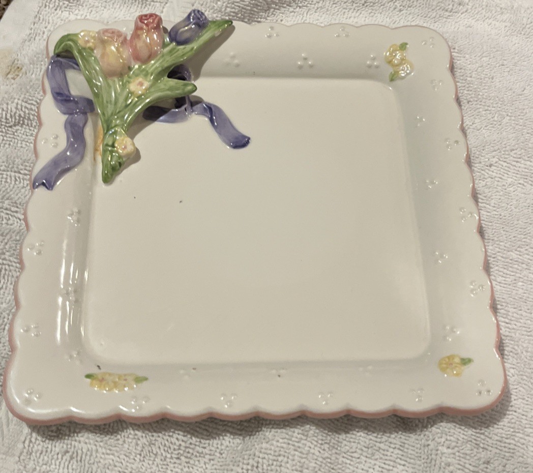 BELLA CASA By Ganz Decorative 3D Ceramic Tulips 8 BELLA CASA By Ganz Decorative 3D Ceramic Tulips 8