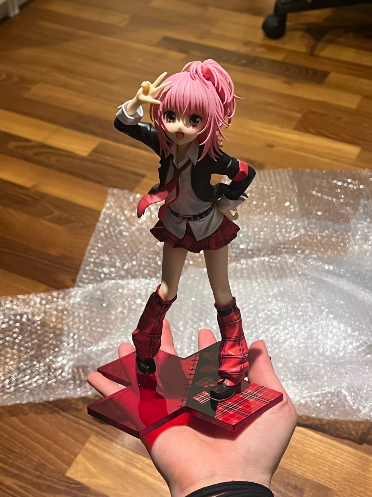 Shugo Chara Hinamori Amu Anime FigureSchool Uniform Cute Pvc Collectible Model Shugo Chara Hinamori Amu Anime FigureSchool Uniform Cute Pvc Collectible Model