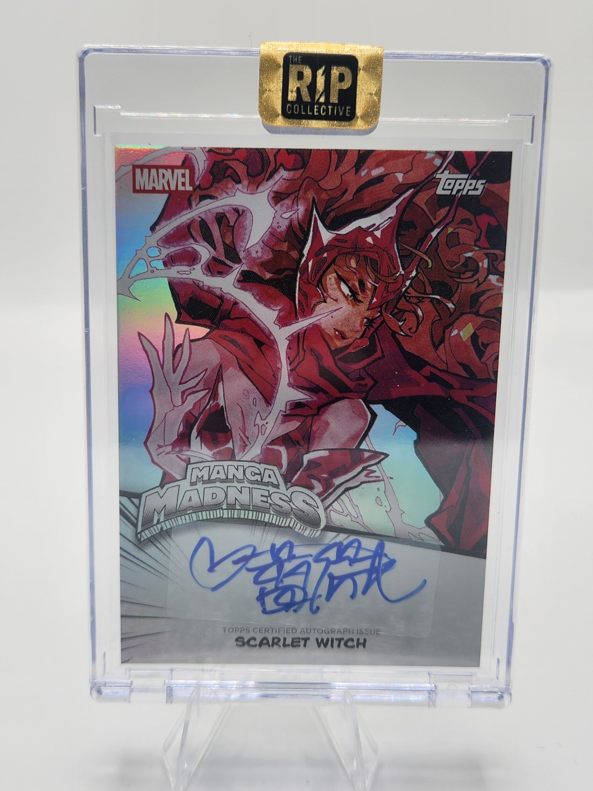 2026 Topps Marvel Neon Scarlet Witch -Manga Madness Auto - SSP 2026 Topps Marvel Neon Scarlet Witch -Manga Madness Auto - SSP